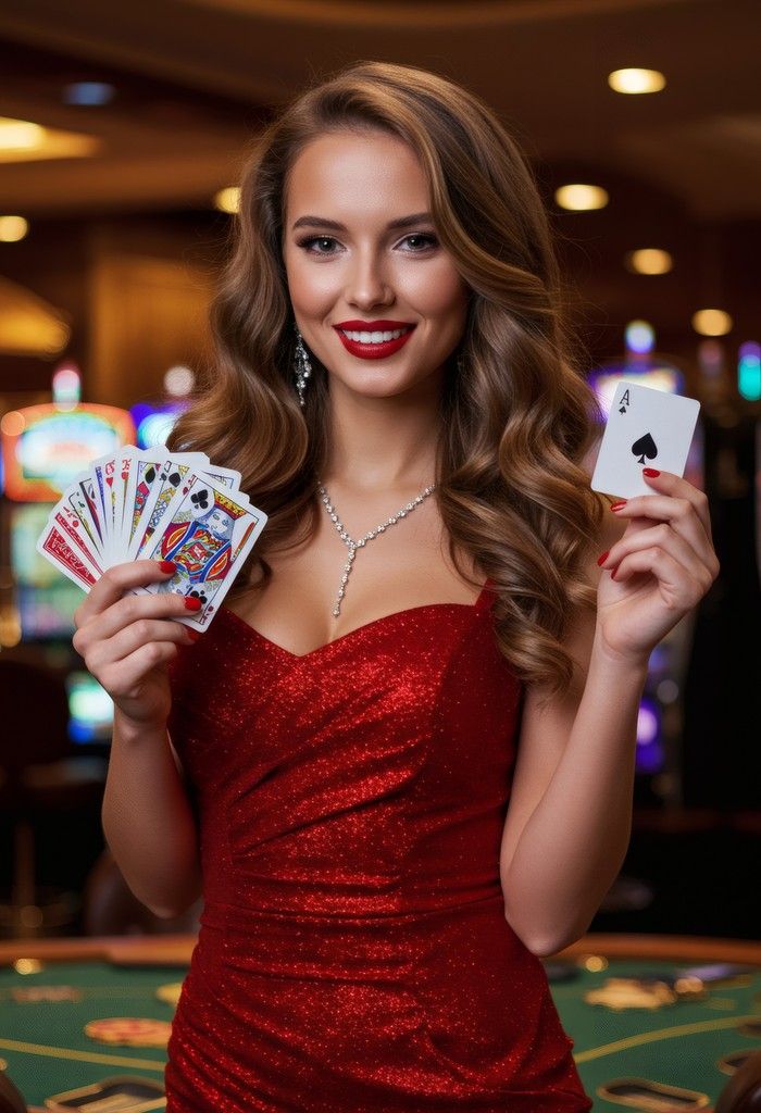 Blackjack table interface with card display
